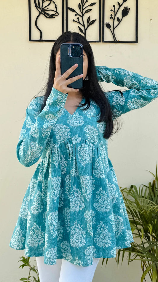 Blush Belle Peplum Top 3312