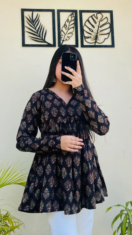 Blush Belle Peplum Top 3330