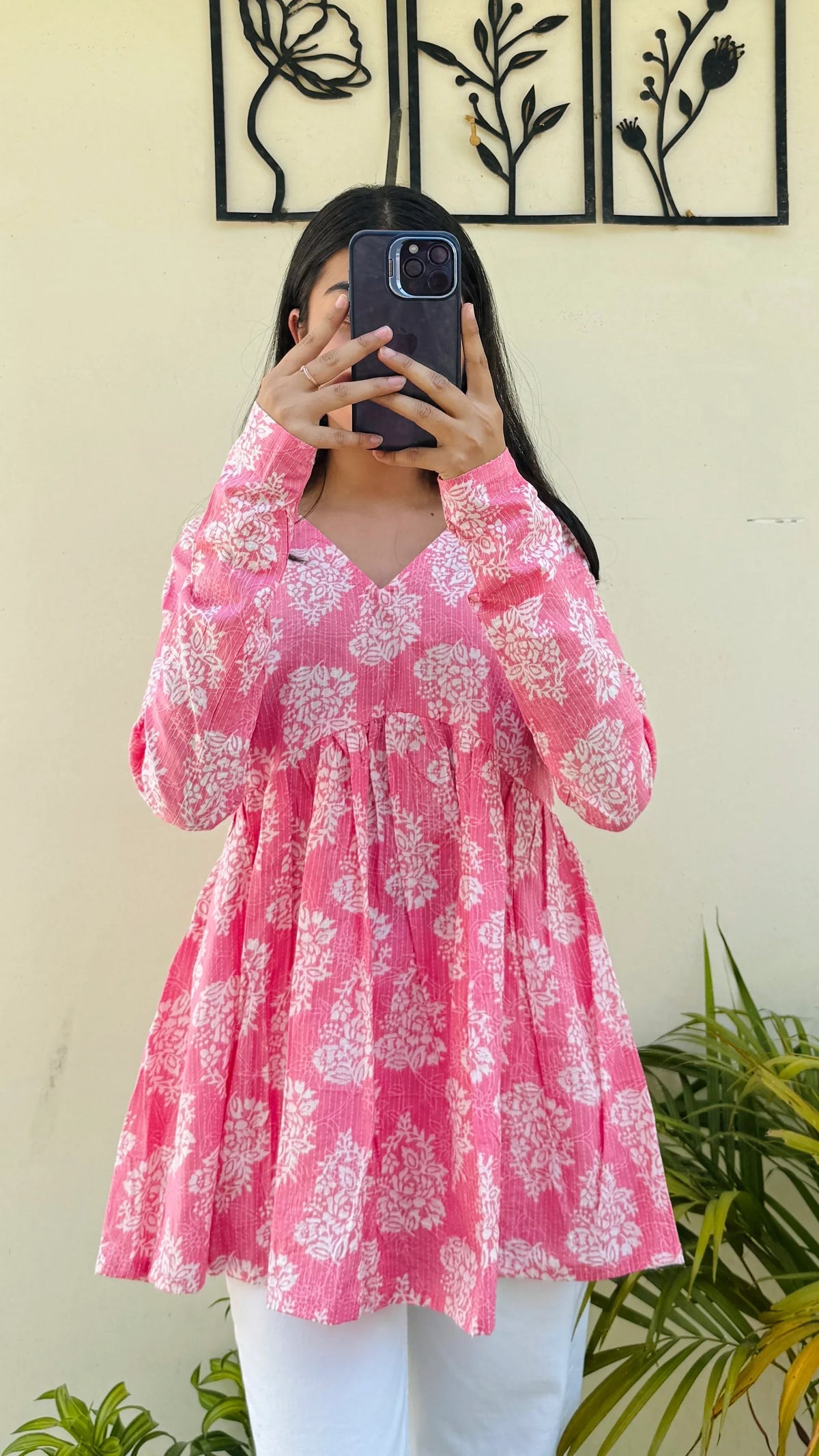 Blush Belle Peplum Top 3316