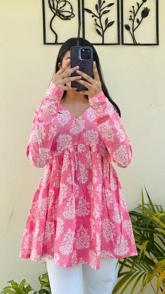 Blush Belle Peplum Top 3316