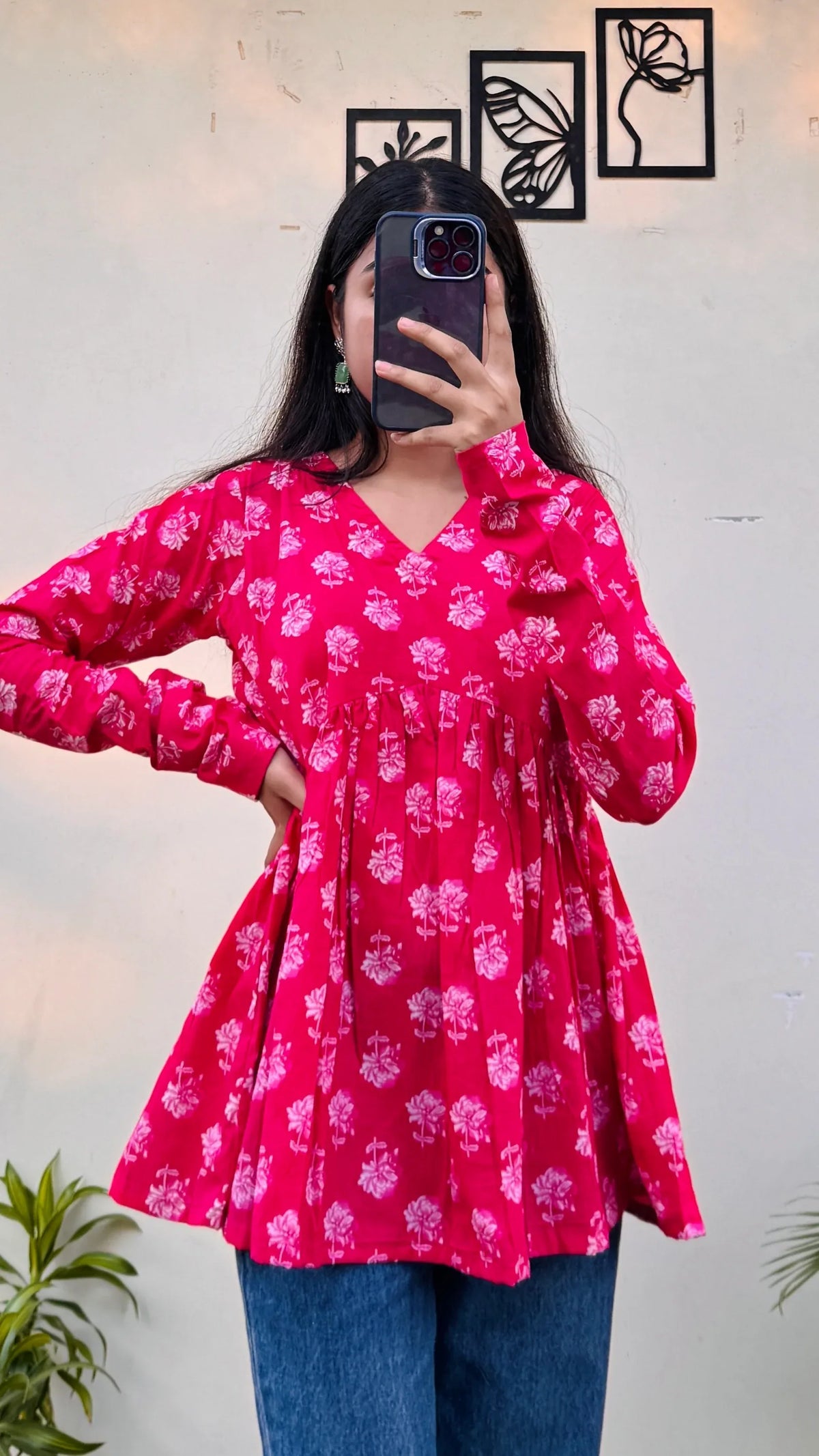 Blush Belle Peplum Top 3332
