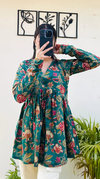 Blush Belle Peplum Top 3350
