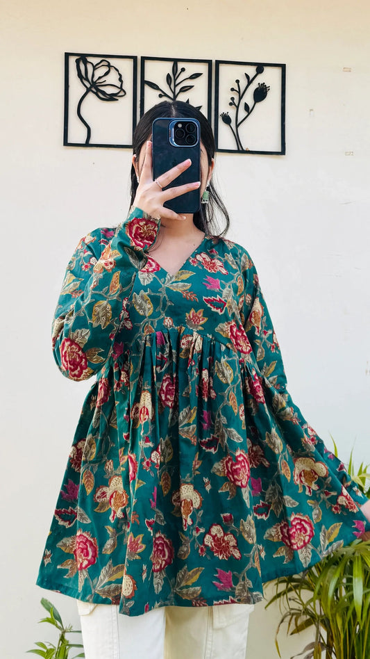 Blush Belle Peplum Top 3350