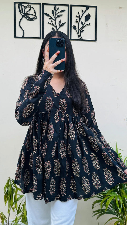 Blush Belle Peplum Top 3320