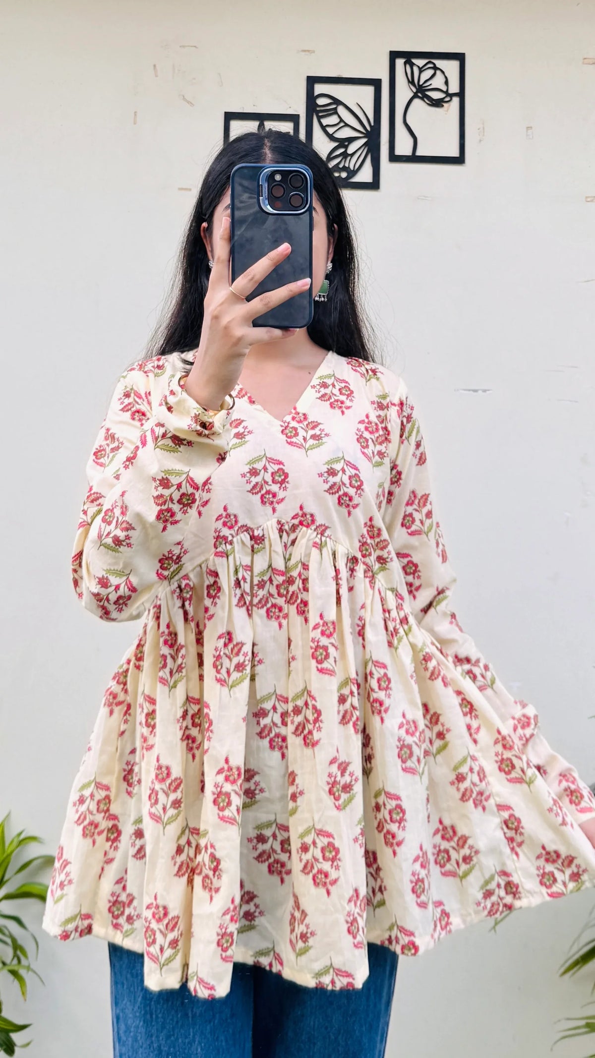 Blush Belle Peplum Top 3334