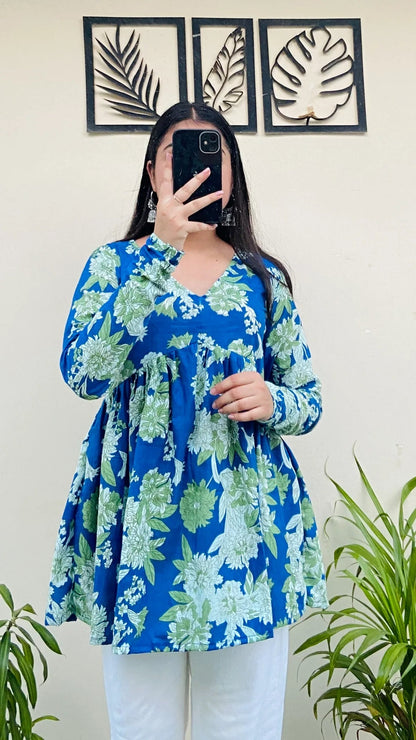 Blush Belle Peplum Top 3335