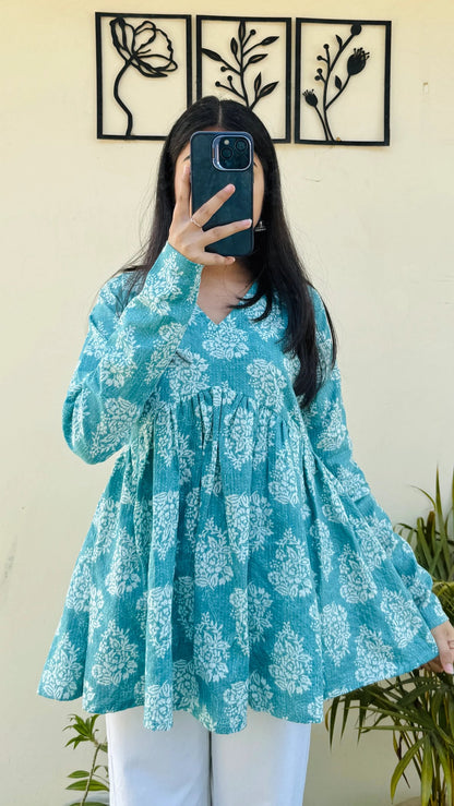 Blush Belle Peplum Top 3312
