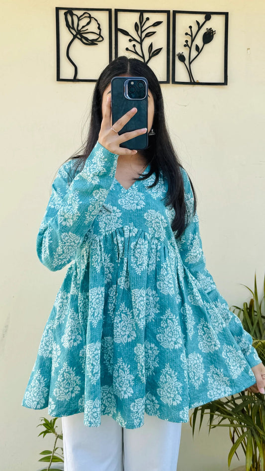Blush Belle Peplum Top 3312
