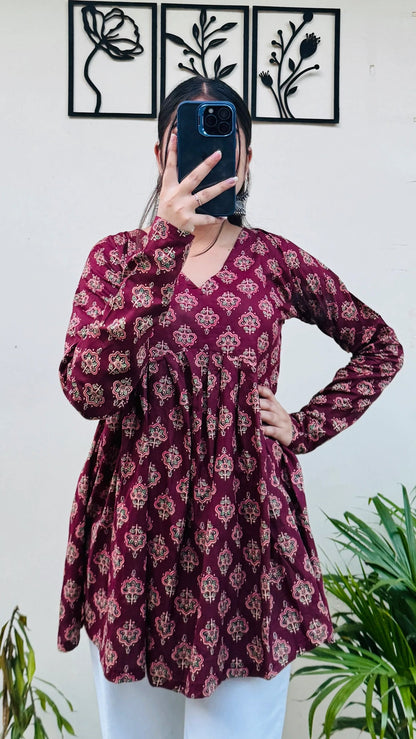 Blush Belle Peplum Top 3390