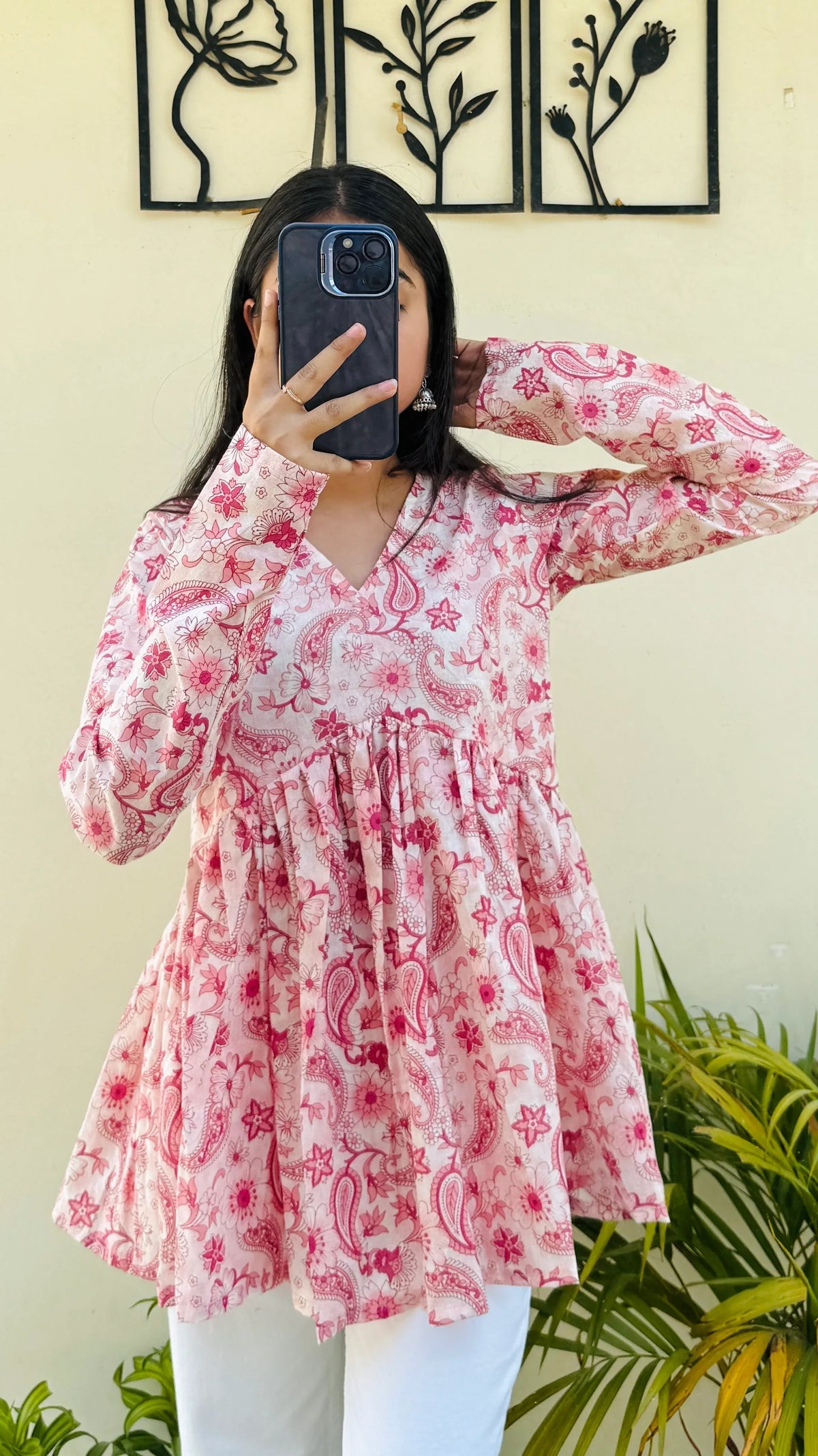 Blush Belle Peplum Top 3315