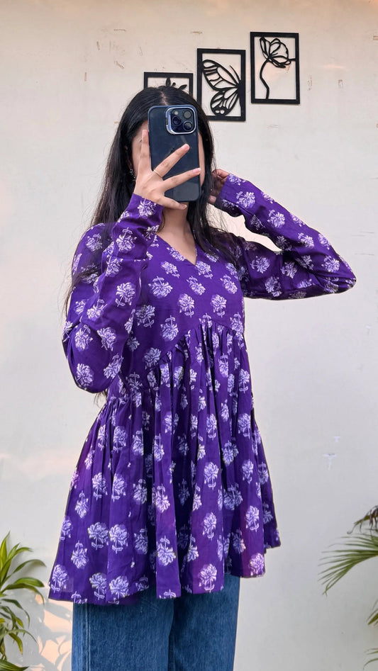 Blush Belle Peplum Top 3310