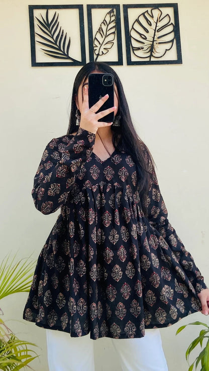 Blush Belle Peplum Top 3330