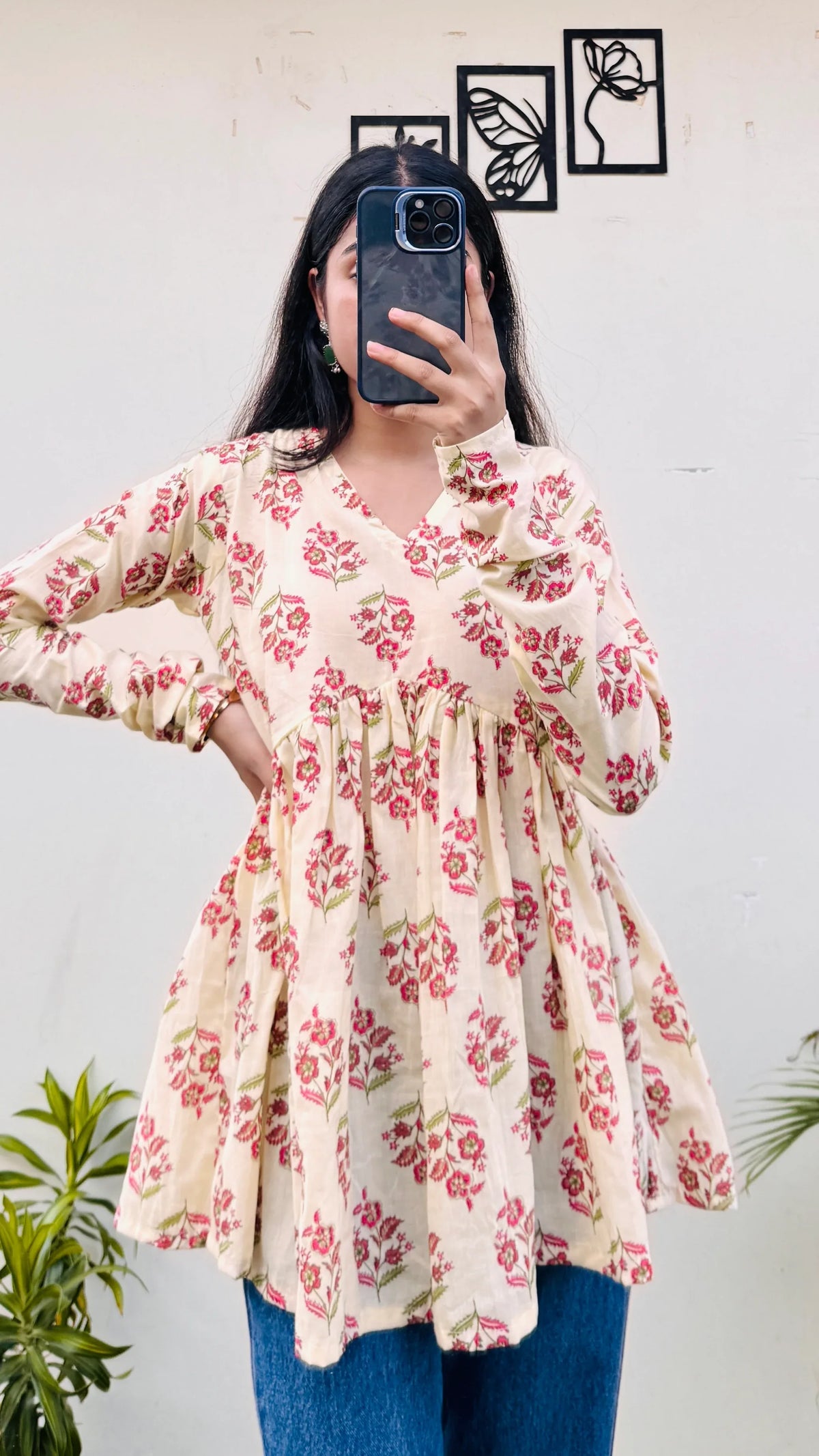 Blush Belle Peplum Top 3334