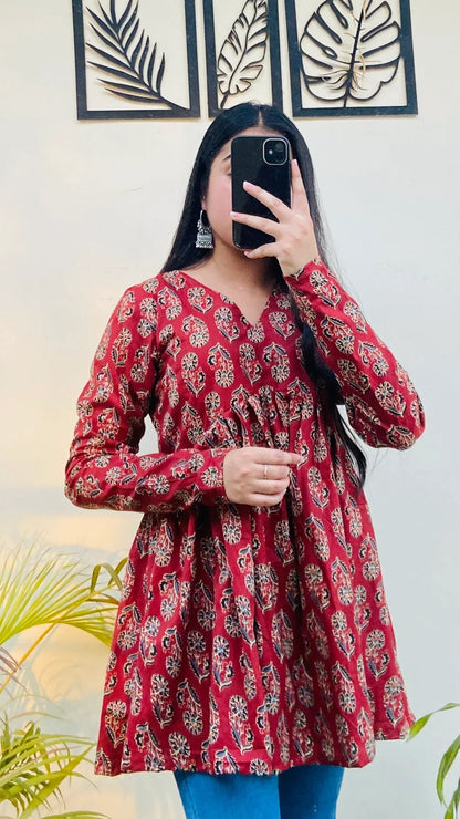 Blush Belle Peplum Top 3340
