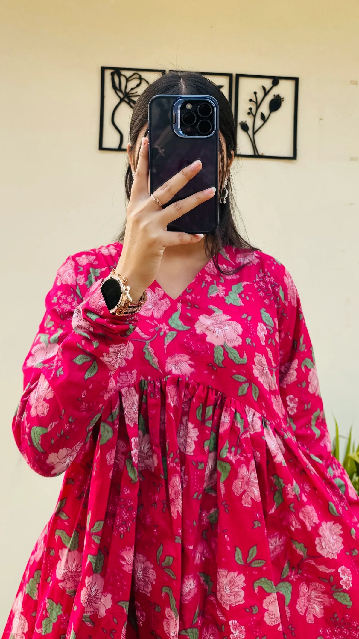 Blush Belle Peplum Top 3320