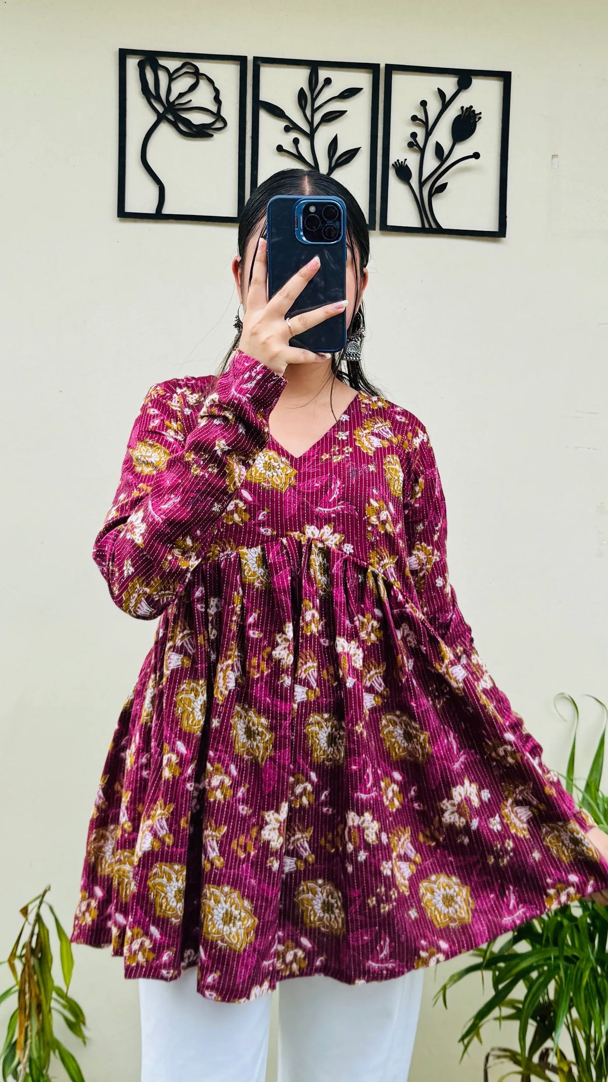 Blush Belle Peplum Top 3314
